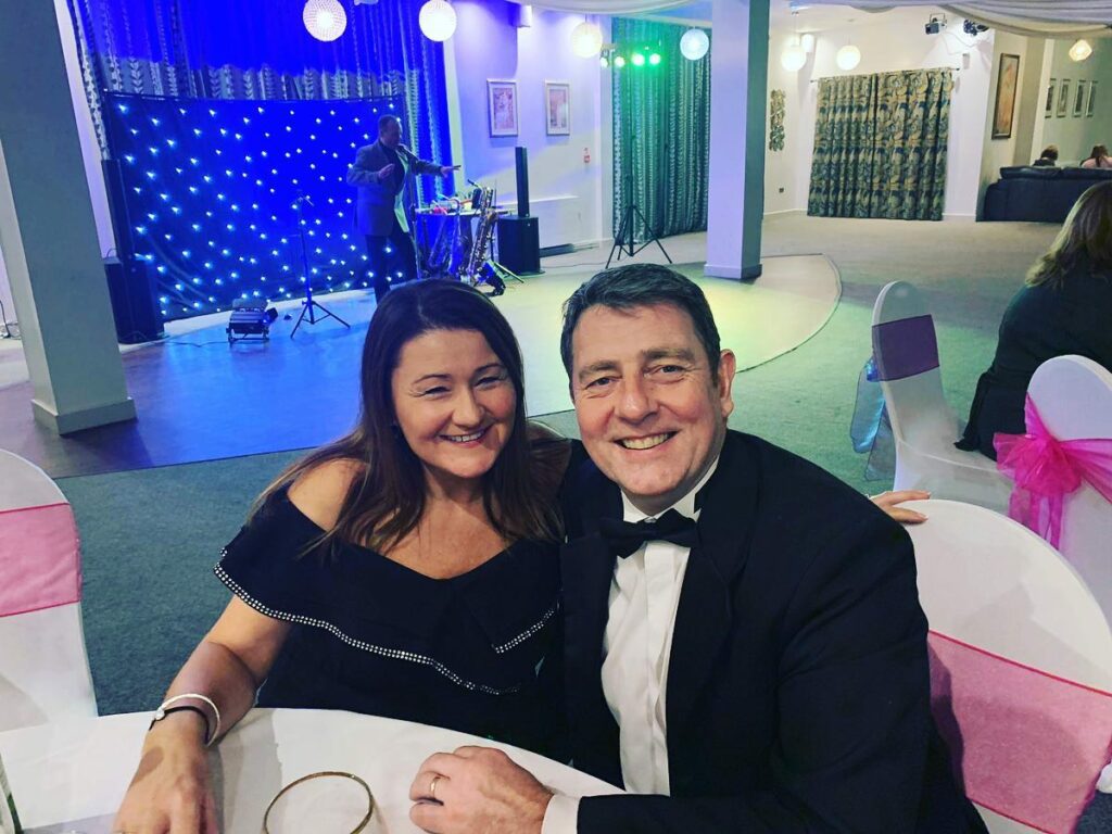 Jane Brooks Law attend the Jacobs Well Appeal Charity Dinner